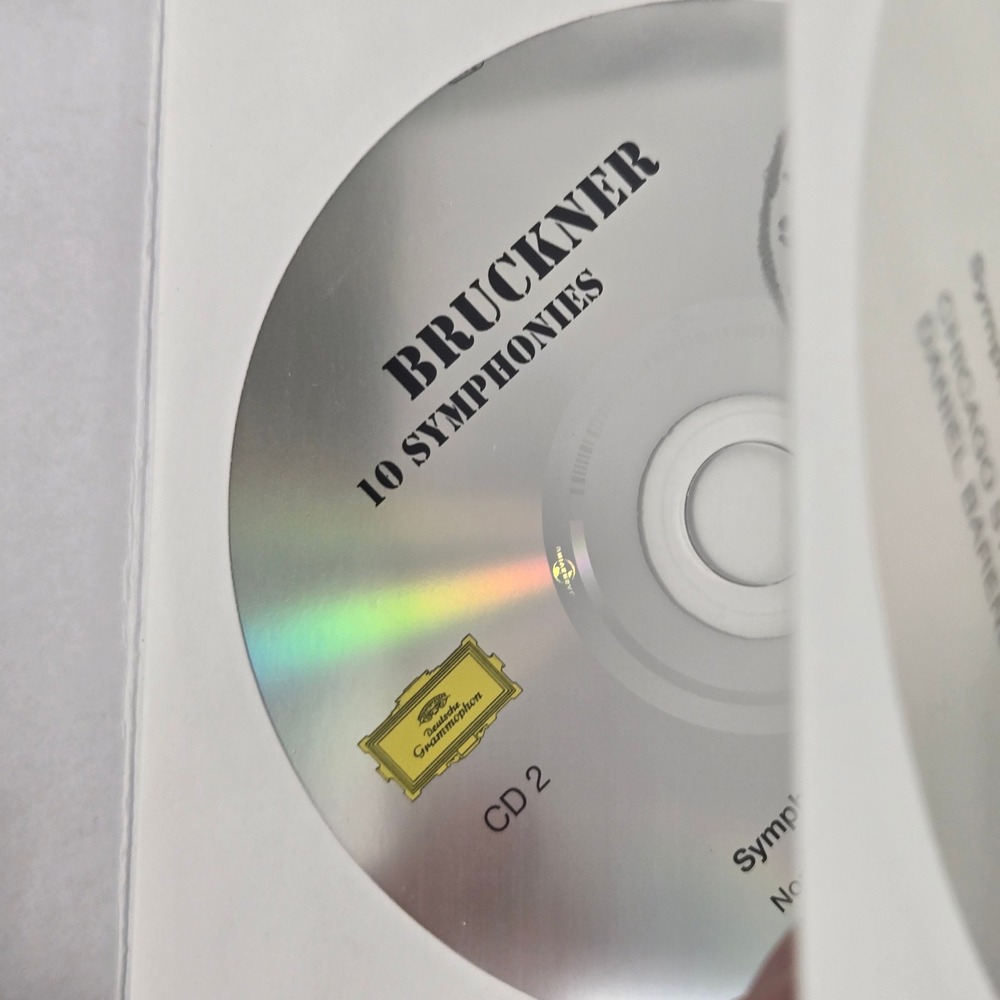 Bruckner 10 Symphonies Barenboim Chicago Symphony DG 10 CD Box Set Collectors - Picture 7 of 9